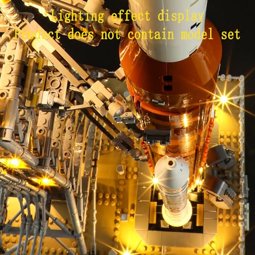 GEAMENT LED Light Kit Compatible with Lego NASA Artemis Space Launch System - Lighting Set for Icons 10341 (Model Set Not Included) - Image 7