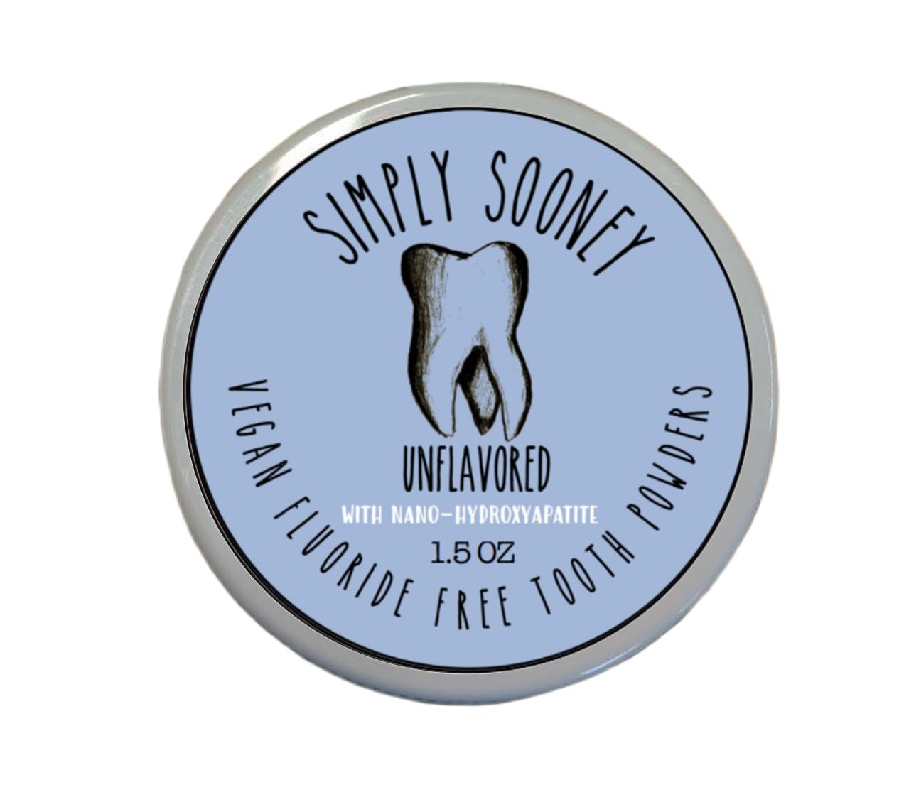 Amazon.com: Unflavored Simply Sooney Fluoride Free Vegan Tooth