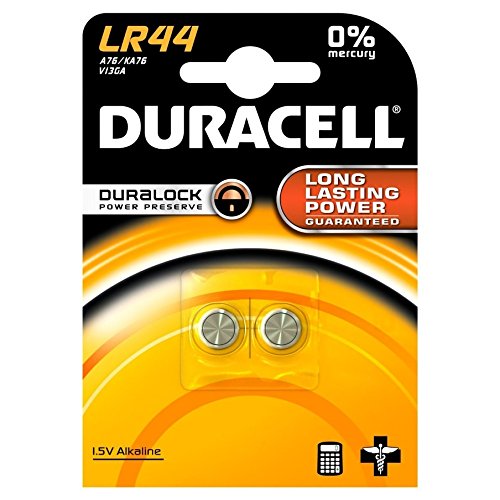 Duracell Eletronis LR44, 2 Stuk