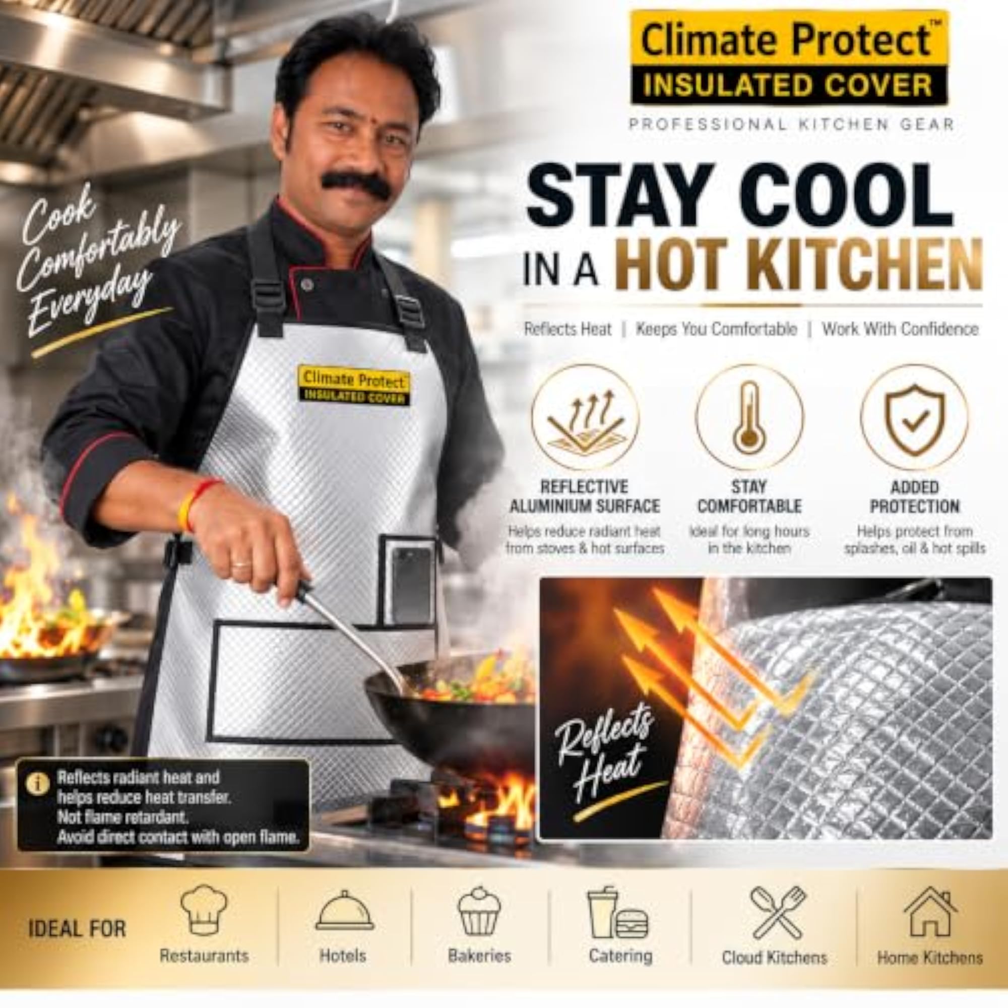 Climate Protect Insulated 2 Layer Multipurpose Apron