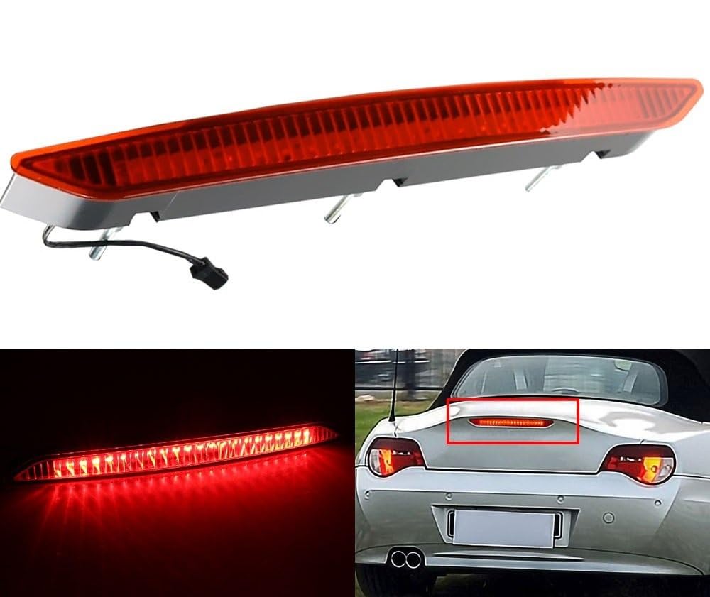 IITA Luce Stop per Auto 63256930246 Luce Freno per Auto LED Terza Coda Segnale Posteriore Gruppo Lampada Adatto per BMW Z4 E85 per 2003-2009 Centro Alto Lampada Stop (Colore : Rosso)
