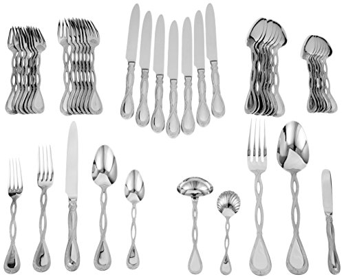 One-Day Sale: Up to 70% Off Ricci Regale Satin 45-Piece Flatware Set