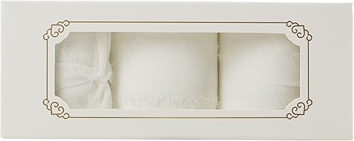 Miniatura 9 de MEEDEE Cinta de gasa hecha a mano con flecos, cinta de seda de 2 x 7 yardas, cinta de gasa blanca perfecta para invitación de boda, ramo de novia,