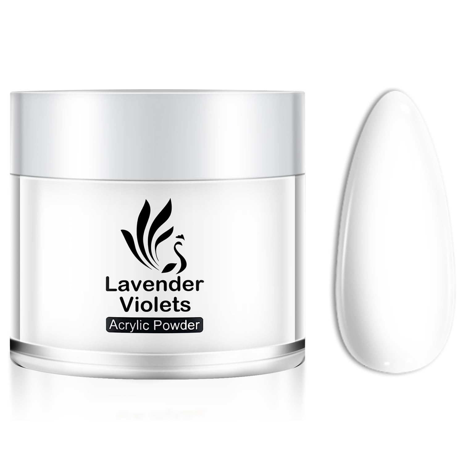 Lavender Violets White Dipping Powder 30g - Essential Dip & Acrylic Powder for Nail Strengthening French Tips & Nail Art