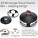 Imagen de 3D Mirascope Maker Mirror Bowl Juguetes ópticos Obstáculo Alcance Holograma Dispositivo Juguete 3D Mirascope Imagen óptica Proyección Escritorio Juguetes Holograma Creador de