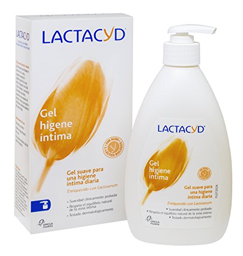 Lactacyd Gel de Higiene Íntima Diario, Ph Equilibrado, sin Jabón, 400 ml.