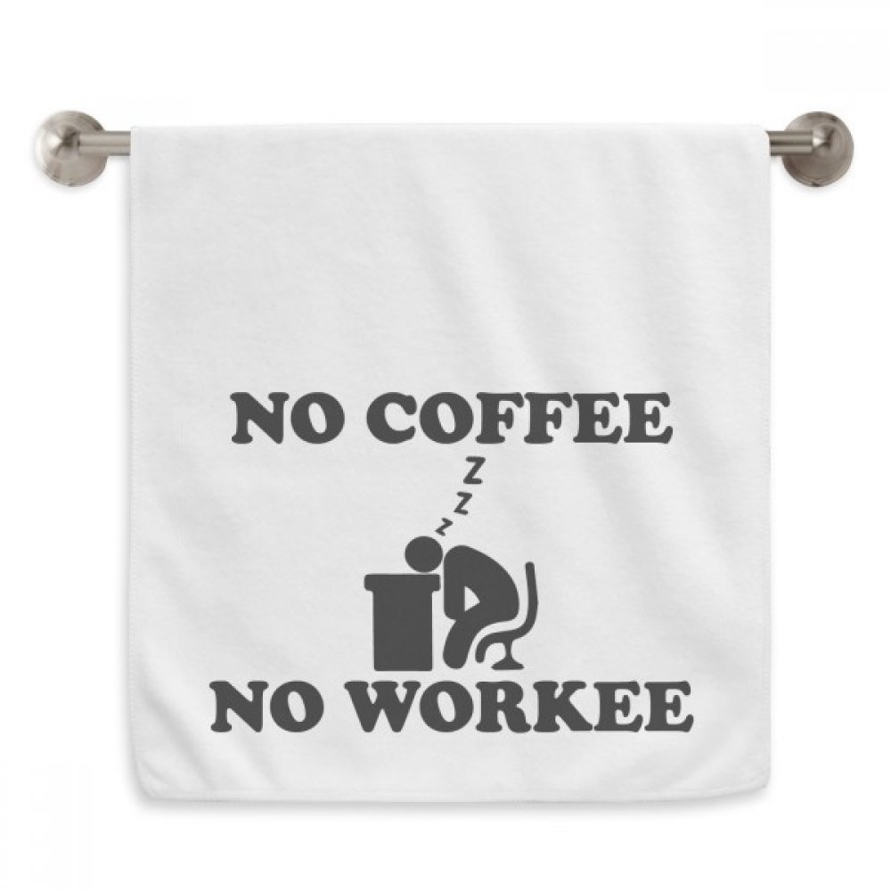 Serviettes Aucun café Aucun Workee pour éviter les mains humides au bureau