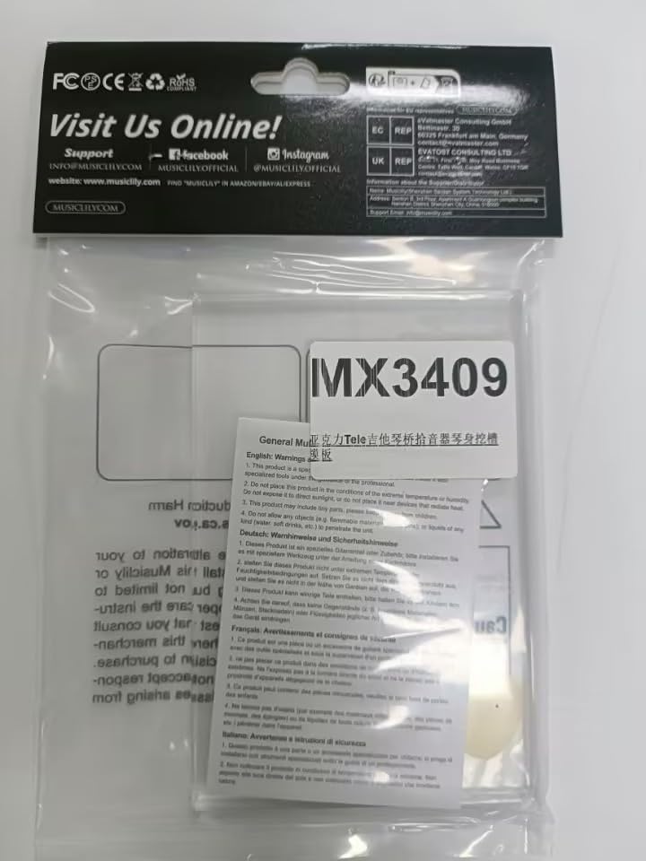 Amazon.com: Musiclily Pro CNC Accurate Acrylic Bridge Pickup