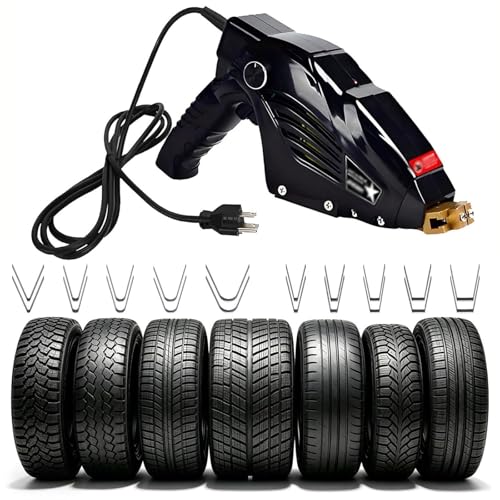 Machine à rainurer les pneus pour recreuser le caoutchouc usé