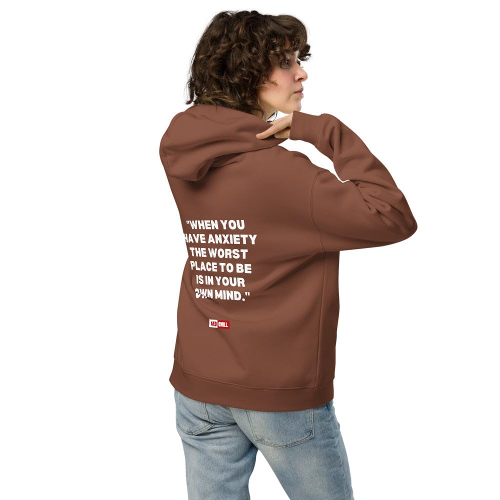 Zaburzenia lękowe oversize bluza z kapturem unisex oversize bluza z kapturem 1 niespokojny prezent
