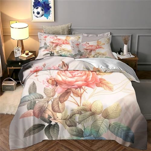 Housse de couette imprimé 3D cygnes en microfibre ultra douce de qualité