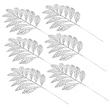 Photo Gallery funomocya foglie finte decorative natalizie con glitter scintillanti 6 pezzi decorazioni per lalbero di natale e decorazioni per la casa Photo Gallery funomocya foglie finte decorative natalizie con glitter scintillanti 6 pezzi decorazioni per lalbero di natale e decorazioni per la casa