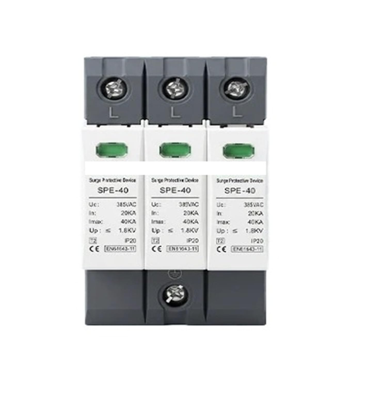 Urządzenie ochronne 20KA 40KA 275V 385V 500V 600V 1000V Napięcie