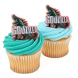 Godzilla 24 Cupcake Topper Rings
