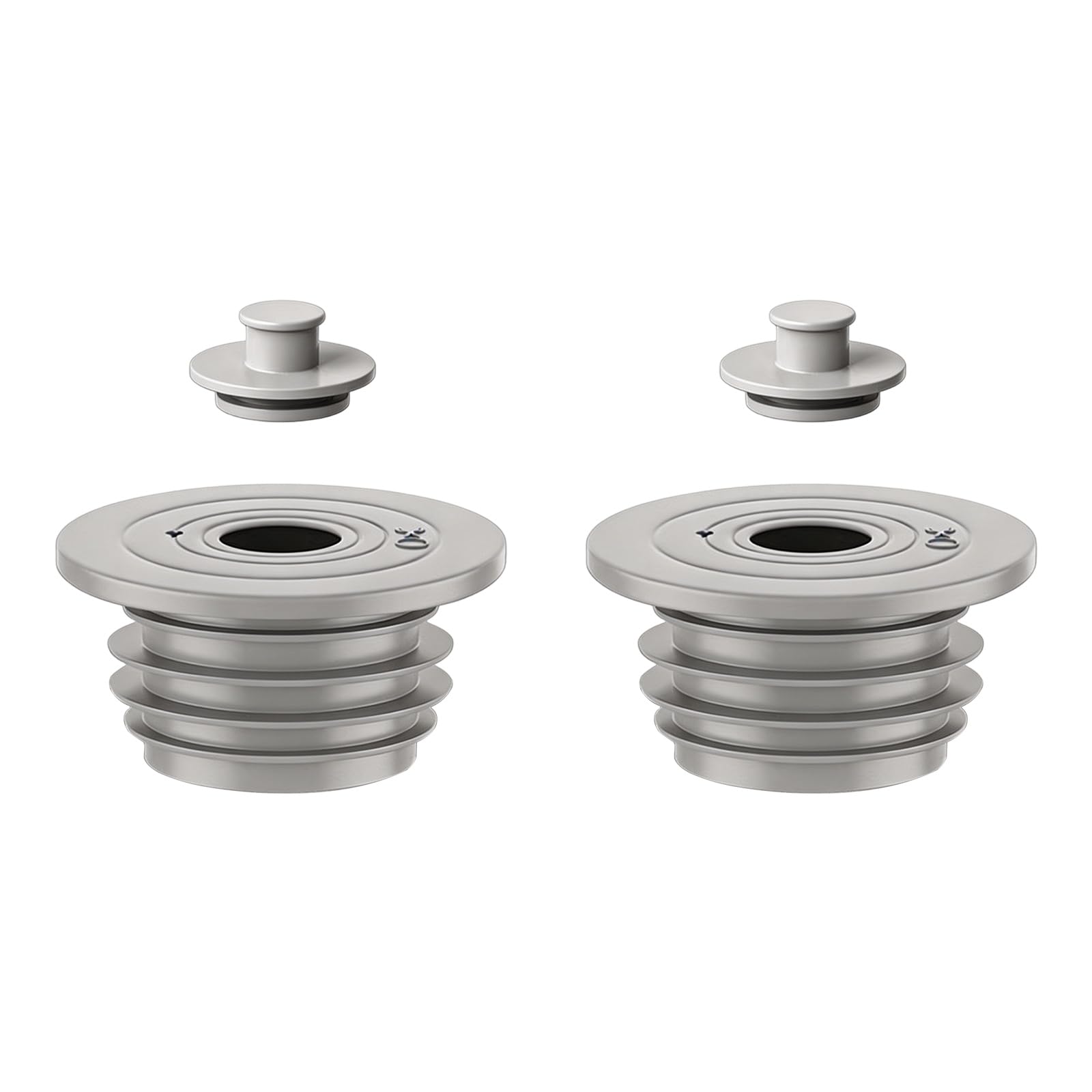 CUNZJIA Double Purpose Silicone Pipe Plugs with Stopper for Bathroom Sink and Bathtubs Drain Sealing