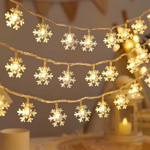 Homirty USB Lichterkette Weihnachten 6m 40 LED - Sterne...