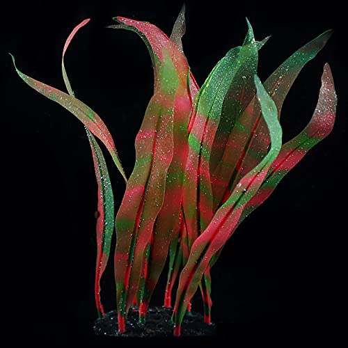 REIRQIE Aquarium Decoration Plants Simulation Artificial Water Grass