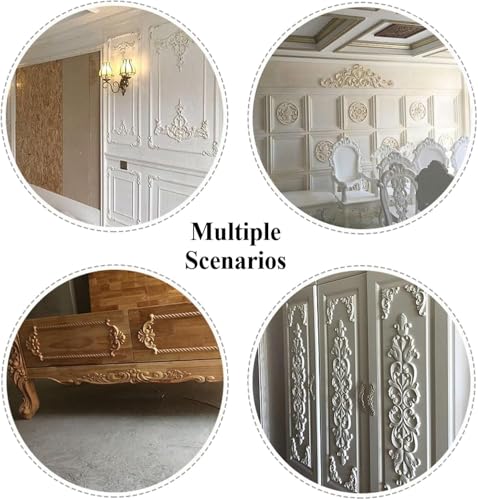 Apliques de madera tallada de alta calidad para una decoración sofisticada de muebles 5