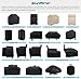 SunPatio 2 Burner Gas Grill Cover 32 inch, Heavy Duty Waterproof Small BBQ Grilling Cover, Compatible for Weber Char-Broil Nexgrill and More Grills with Collapsed Side Tables, All Weather Protection