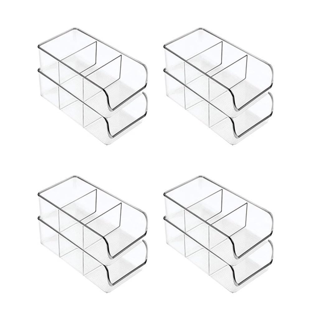 Hndhbfgrt 8Pcs Food Packet Kitchen Storage Organizer - Holds Spice Pouches, Dressing Mixes in Pantry, Cabinets or Countertop