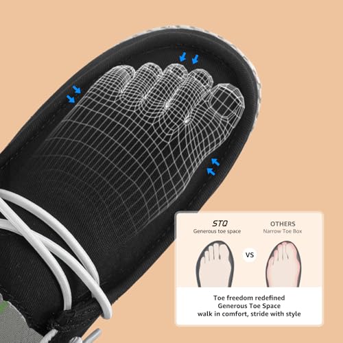 Image of STQ Women's Orthopedic Loafers丨Lightweight Casual Boat Shoes for Plantar Fasciitis