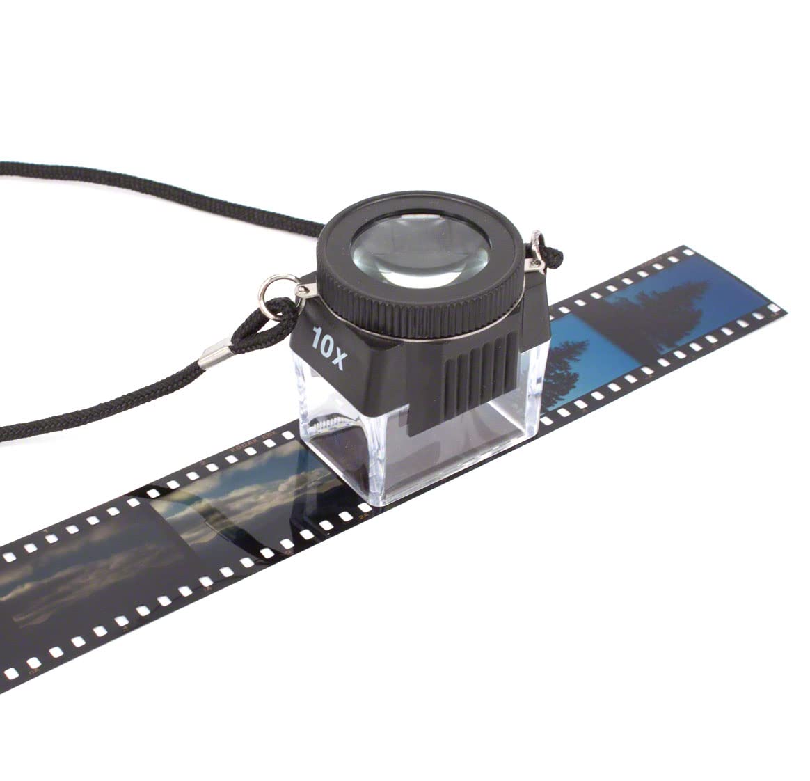 LAZR Loupe pour film 35 mm Grossissement x10 Verre de précision Optique négative et diapositive PPLL