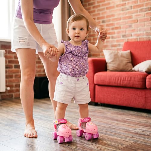 SULIFEEL Kids Adjustable Quad Roller Skates