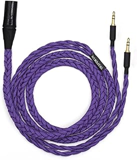 Linsoul Tripowin GranVia Upgraded OFC High Purity Headphone Audio Replacement Cable (4.4mm Plug, Dual 3.5mm, 1.5m length, Black)