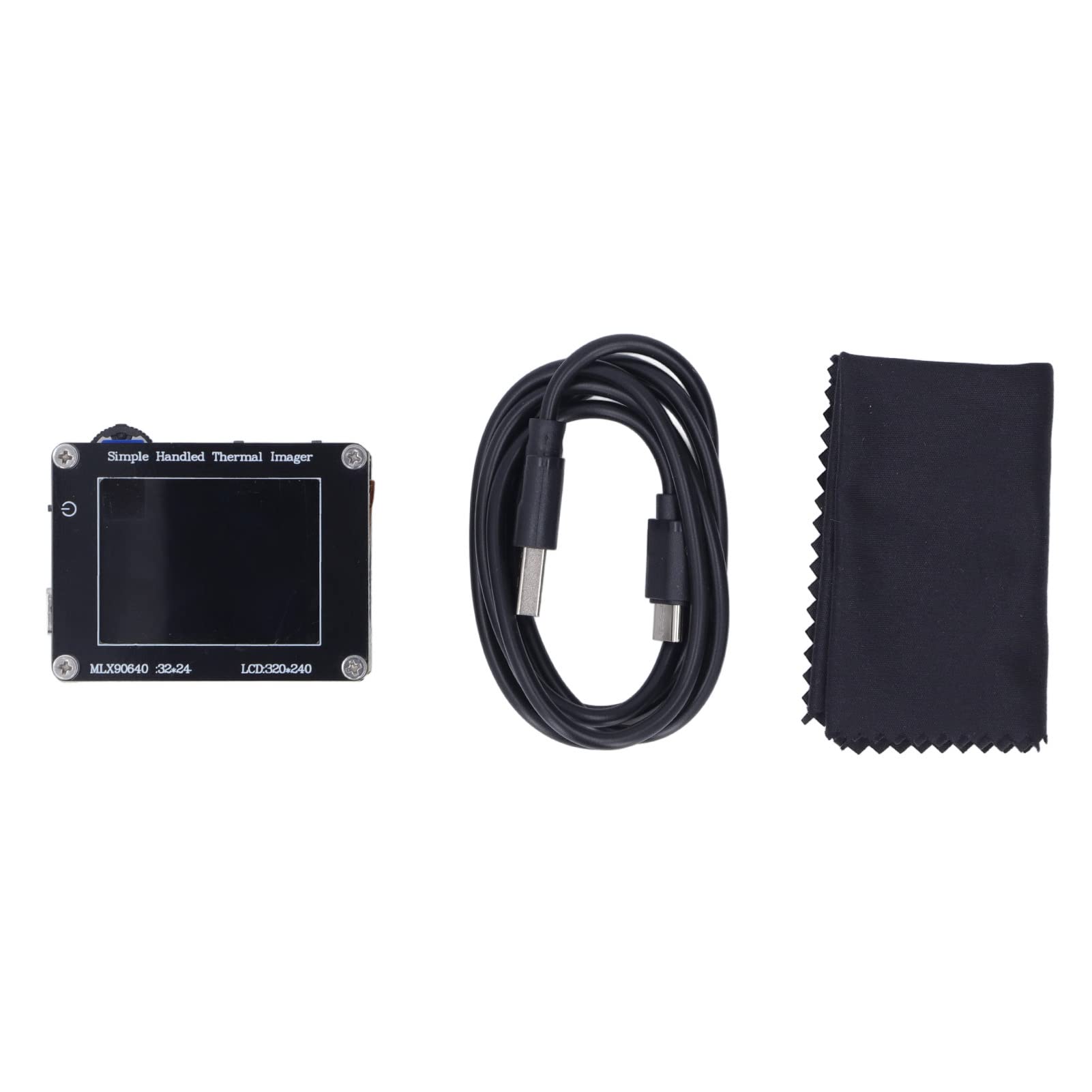 Tragbare Infrarot Wärmebildkamera,2 Zoll LCD Bildschirm 320 * 240,Messbereich -40℃ Bis 300℃,4H Akkus,USB C Ladung,Speichert 100 Bilder,Für Temperaturmessung