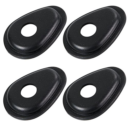 AutoScheich Adaptador de 4 x Placas montaje de placas led intermitente de - Juego de placas para Yamaha Moto Quad Roller Cover