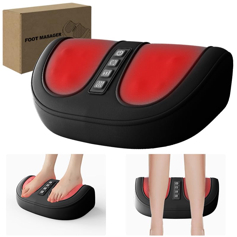Soulagement fasciite plantaire : appareil massage électrique noir