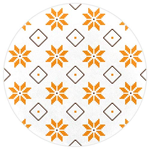 Tapis antidérapant feuille d'érable rond pour sécuriser les sols glissants - 2