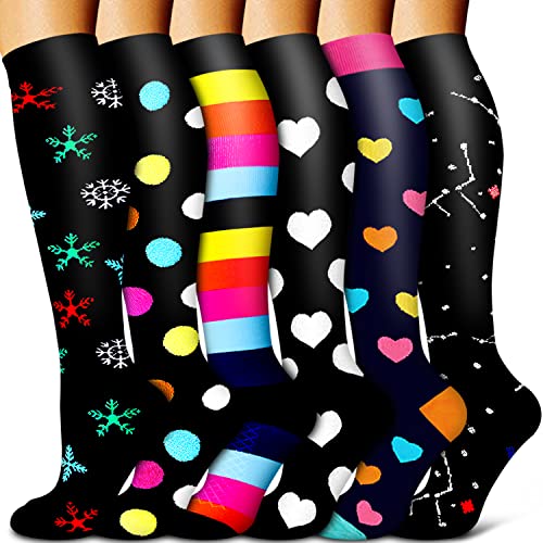 Copper Compression Socks For Women & Men Circulation - Best for Running, Medical, Nurse, Pregnancy,Travel Copper Compression Socks For Women & Men Circulation - Best for Running, Medical, Nurse, Pregnancy,Travel