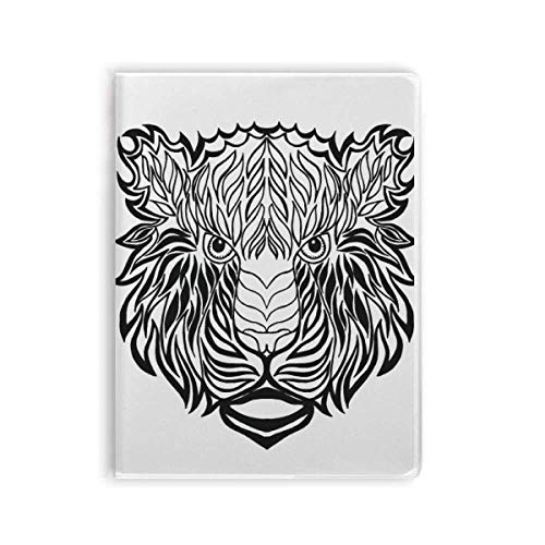 Carnet de croquis lion couverture souple pour loisirs créatifs et dessin animalier