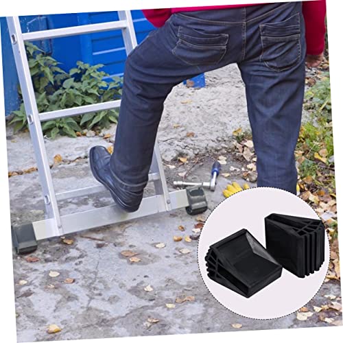 DOITOOL 4 peças de proteção para pés de escada escada de borracha estabilizador de escada para pés c