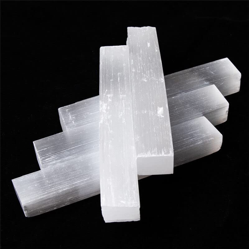 Varita de selenita blanca 1000g, barra de yeso de 70-90mm, el regalo ideal para bienestar 2