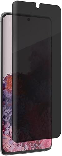 ZAGG InvisibleShield Glass Fusion Privacy Plus - Protector de pantalla de privacidad hecho para Samsung Galaxy S20, compatible con fundas