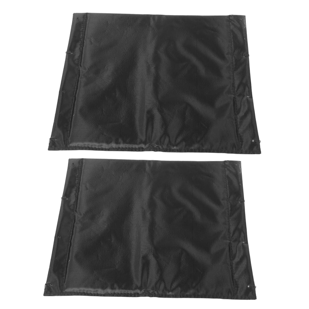 ABOOFAN 2 Cojines para Silla de Ruedas en Tela Oxford Negra, Transpirables y Resistentes, Accesorios Prácticos y Elegantes para Reemplazo de Asiento