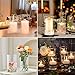 BXAEYIPOR Hurricane Candle Holder,Open Ended Glass Candleholder Multiple Size Choices,Clear Cylinder Glass Candle Holder for Wedding Centerpieces(6 PCS,3 PCS H:6