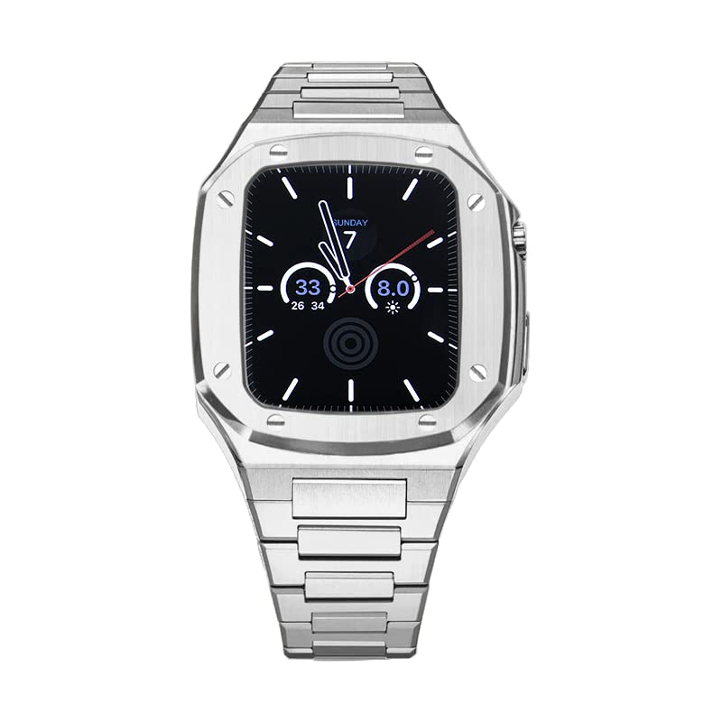 Kit modification iWatch Series 7 6 5 4 SE bracelet métal chic
