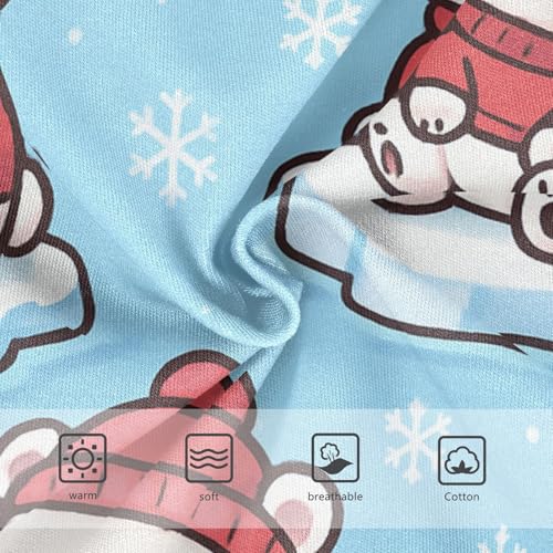 Breathable Girls' Panties Breathable Toddler Underwear for Toddler Girls Polar Bears in Sizes 2T,3T, 4T, 5T, 6Y and 8Y3