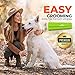 EasyGroomer Deshedding Brush for Dogs Cats | Lime Green | Undercoat Tool for Large and Small Pets | Comb Removes Loose Dirt, Hair and Fur | Perfect Clean for Short and Long Hair Grooming Shedding