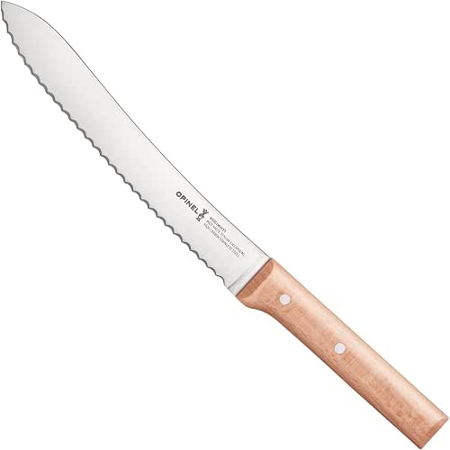 Opinel 1816 Parallele Brotmesser Messer, Holz, Mehrfarbig, One Size