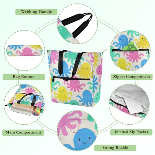 Bolsa de arte para niños con cremallera: el complemento beige ideal para sus clases 5