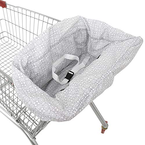 Waterproof 2-In-1 Shopping Cart & Baby High Chair Seat Covers With Portable Carry Bag #TOP1