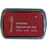 Das Stempelergebnis mit Pigment-Tinte ist klar, farbintensiv, gut deckend und nach dem Trocknen wischfest