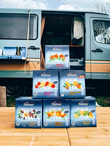 Meßmer Cold Tea Eistee Pfirsich | Für die Wasserflasche | ohne Zucker | ohne Kalorien | Alternative zu zuckerhaltigen Getränken wie Limonade oder Saft | 14 Pyramidenbeutel - Image 6