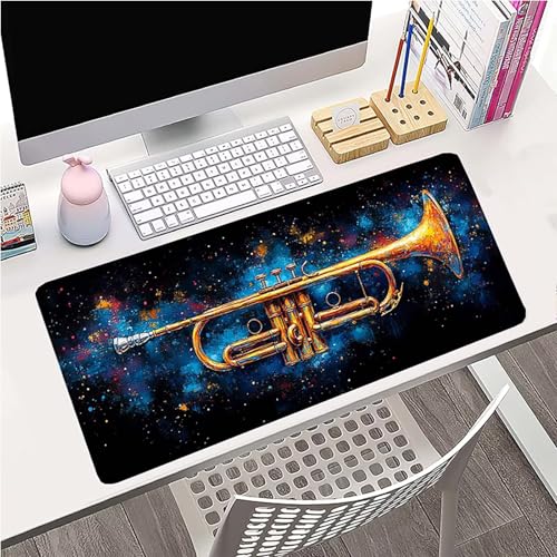 Tapis de souris XXL 150x80cm avec bords cousus haute densité et finition soignée - 2