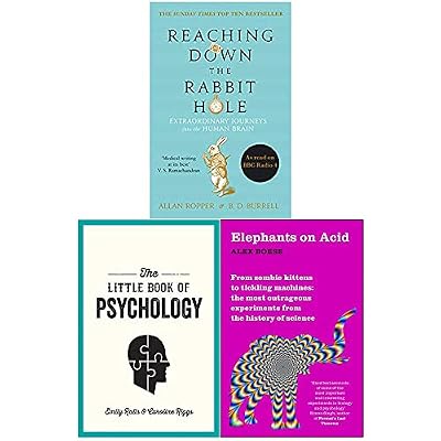 Reaching Down the Rabbit Hole, The Little Book of Psychology, Elephants on Acid 3 Books Collection Set
