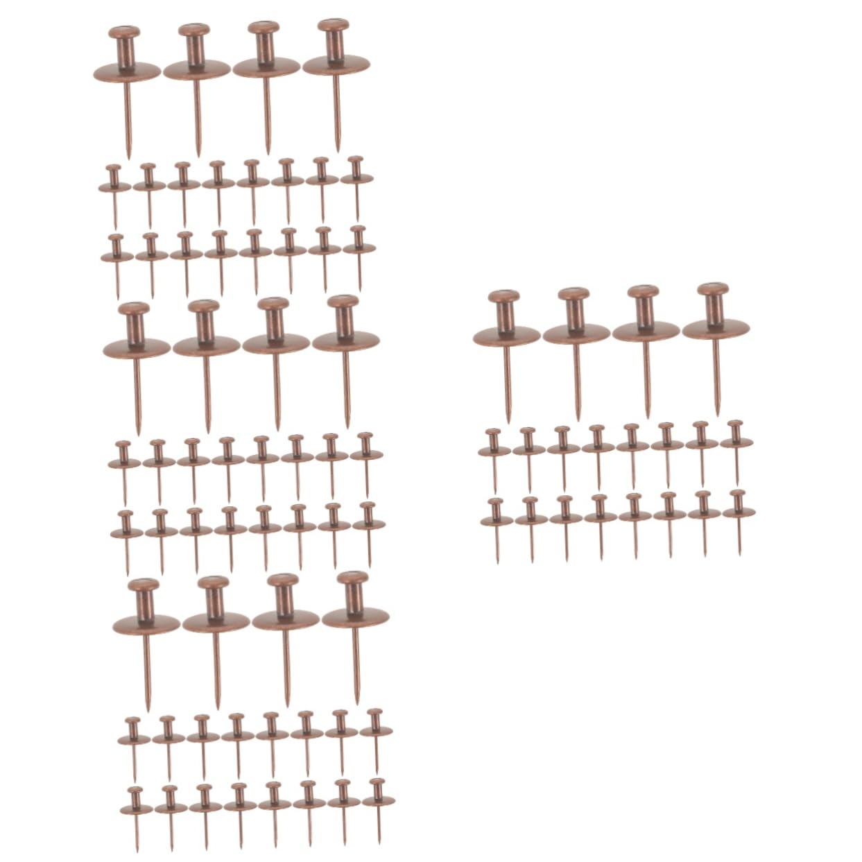 Mikikit 80pezzi Chiodi Da Muro Per Appendere Chiavi e Facili Da Installare Design Elegante Antico Per Decorazioni e Organizzazione Domestica